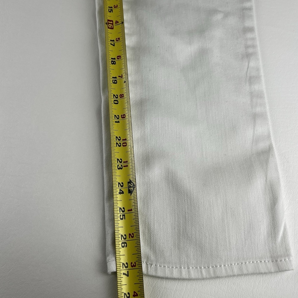 Chico's Women's Platinum Denim Ankle Jeans White Size 1.5 Summer Classic - Picture 8 of 10